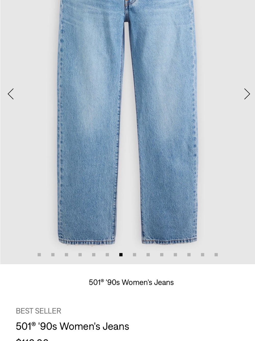 Levi's Straight-Leg Women's Jeans in Light Blue Wash